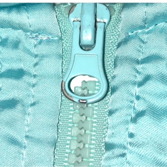 Disney Frozen Elsa Blue Snowflake Jacket with Hood Size 7/8 - Picture 9 of 9